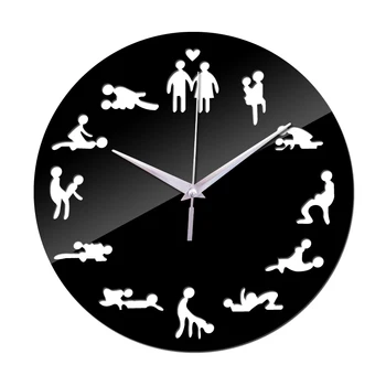 

real new acrylic mirror stickersclock watch home decoration clocks wall clock reloj de pared Quartz Living Room Modern 3d