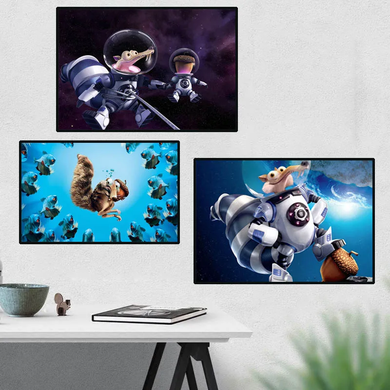 

Full Square 5d Diy Diamond Painting Squirrel Cartoon Diamant Painting Ice Age 3d Diamond Embroidery Fish Mosaic Home Decor Z24