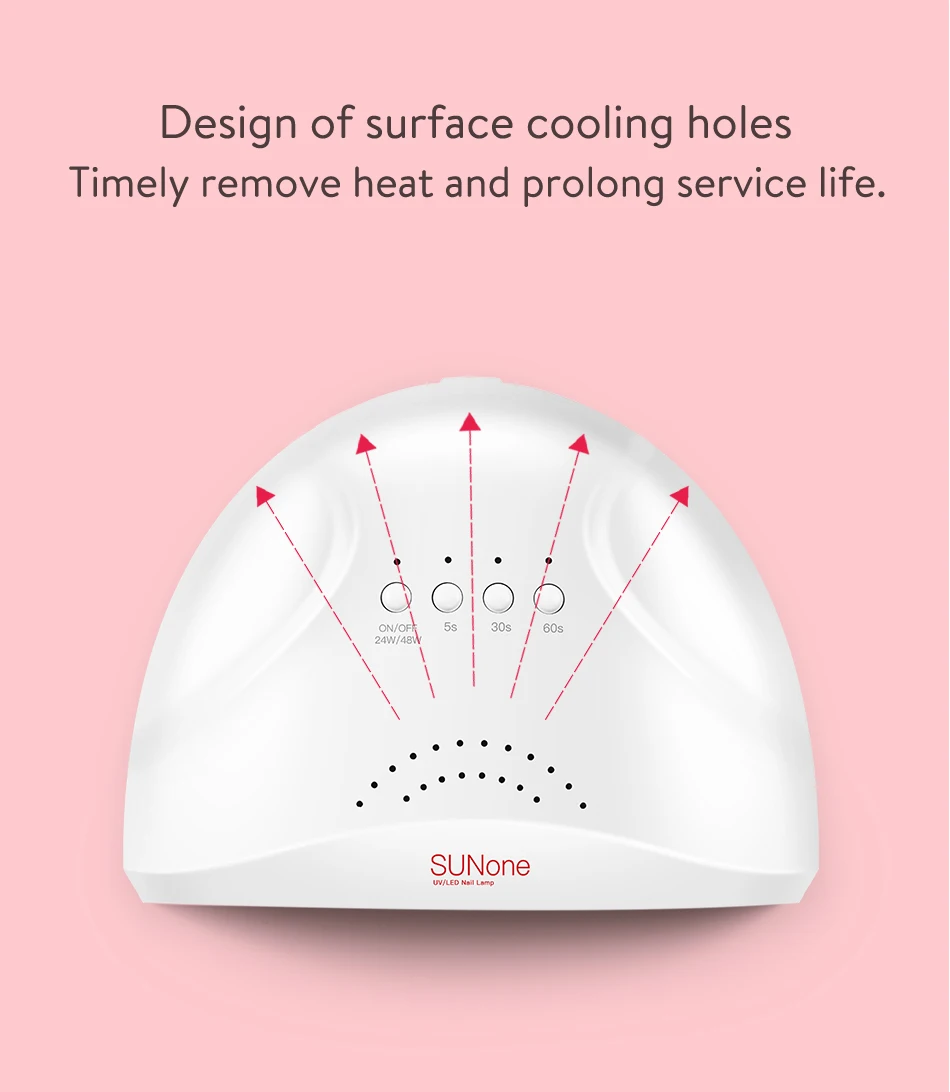 Bfaccia для ногтей сушилка светодиодный 48 Вт SUNONE Маникюр для сушки ногтей отверждения