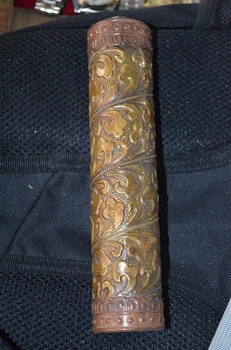 

Pure copper carving kaleidoscope, antique collection ornaments