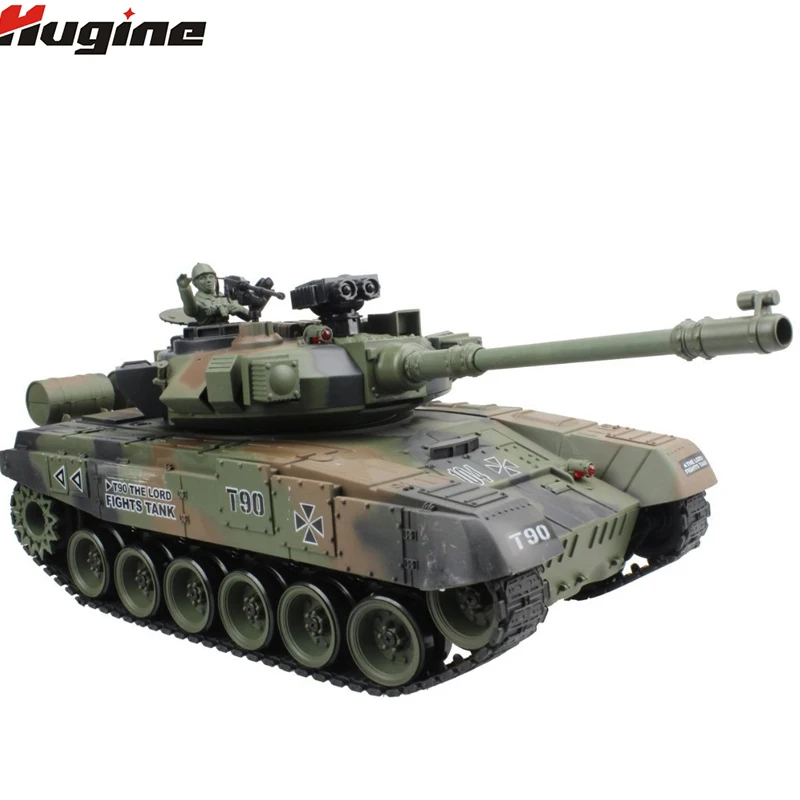 Радиоуправляемый танк русский T 90 основной боевой 15 каналов 1/20 2 4 ГГц со звуком и