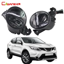 Cawanerl 2 Pezzi Styling Auto Della Luce di Nebbia LED DRL di Giorno Corsa e Jogging Lampada Per Il periodo 2007-2012 Nissan Qashqai/Qashqai + 2 (J10, JJ10)