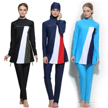С длинным рукавом Плавание костюмы футболка+ Штаны+ Шапки плюс Размеры Для женщин мусульманских Плавание одежда купания серфинг лето солнцезащитный крем Муслима плавание