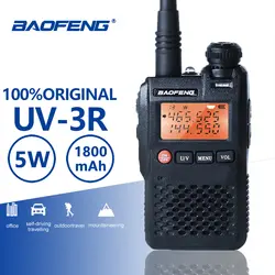 Baofeng UV-3R миниатюрный портативный ЖК-дисплей Дисплей портативная рация VHF 136-174 MHz UHF 400-470 MHz Dual Band двухстороннее радио ребенок детские игрушки