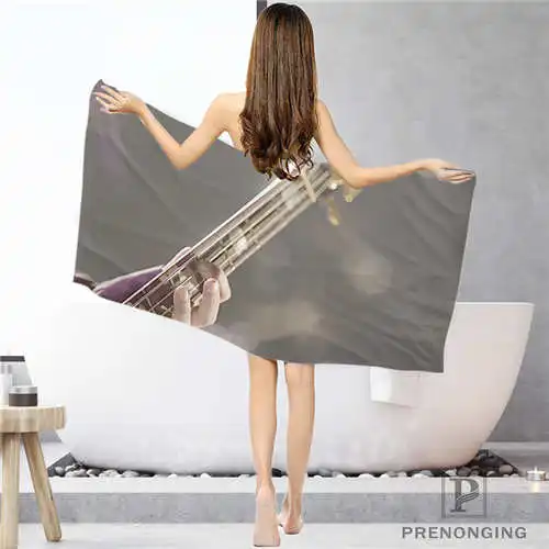 Face or Bath Towel На заказ гитара(1) полотенце для ванной комнаты полотенце для лица/полотенце для душа Размер s 33x74 см/72x143 см#18-12-17-06-256 - Цвет: Face or Bath Towel