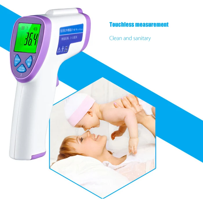 Новинка года, диагностический инструмент цифровой термометр для измерения температуры тела у малышей; Бесконтактный инфракрасный термометр для тела Температура измерения 3-Цвет Подсветка