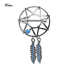 Xuben 2pcs/lot Sexy Non Pierced Clip On Fake Nipple Ring Body Jewelry Shield Cover Clamps Adult Sex Toy Piercing
