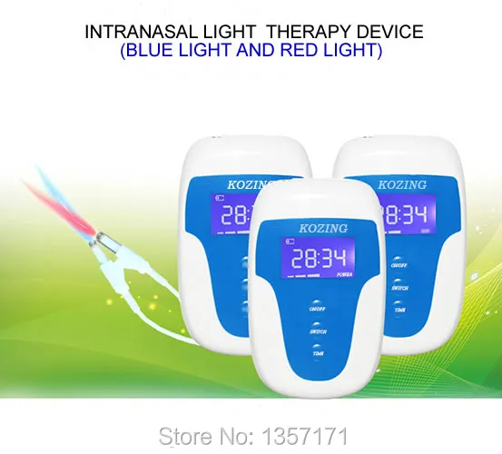 

Rhinitis phototherapy device with 650nm low level laser treatment