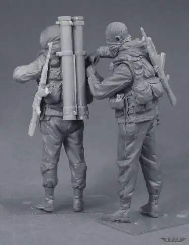 1/35 масштаб смолы фигура строительный комплект русский спецназ с RPO|Наборы для