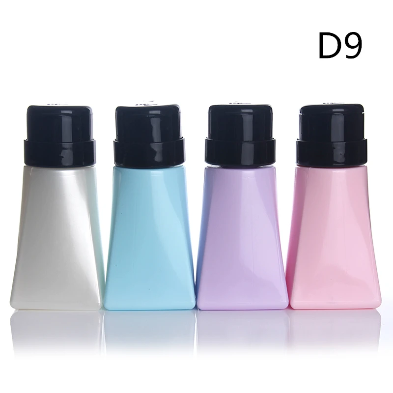 

1Pc Empty Pump Dispenser 4 Colors 200ml Cleanser Bottle Flip Top Manicure Nail Art Makeup Container Bottle