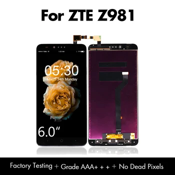 

10pcs/lot for ZTE ZMax Pro Z981 LCD Display with Touch Screen Digitizer for ZTE Z981 Display Mobile Repair Free Shipping DHL EMS