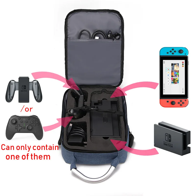  New Portable NS Travel Handbag for Nintend Switch High Quality Oxford Cloth EVA Carrying Bag for Ni