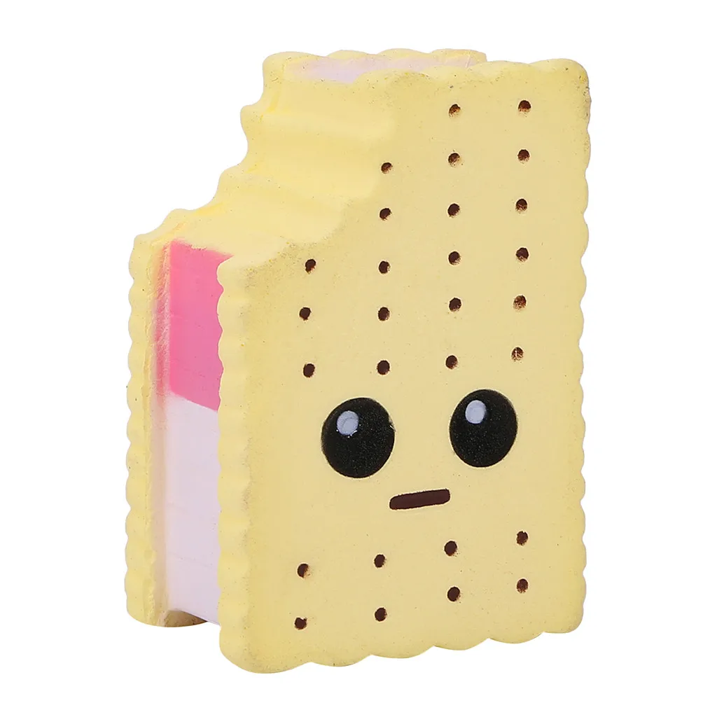 

New Smooshy Mushy Anti-Stress Adorable Skuishy Kawaii Cheese Super Slow Rising Cream Scented Stress Relief Toys For Kids