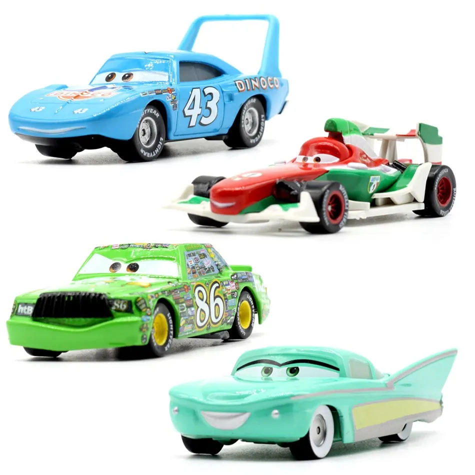 Pixar Cars 1:55 Diecast Racers Cars Chick Hicks Metal Mini Rare Model Toys Loose 