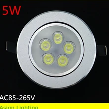 Светодиодный потолочный светильник 1W3W5W7W9W12W AC85-265V вниз света Встраиваемые Светодиодный настенный светильник пятно света с Светодиодный драйвер для домашнего освещения