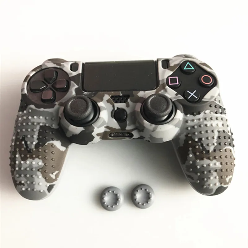 Type 7 PS4 контроллер точки Декаль силиконовый гель защитный рукав кожа ручки чехол крышки для Playstation 4 PS4 Pro Slim аксессуары - Цвет: Type 7