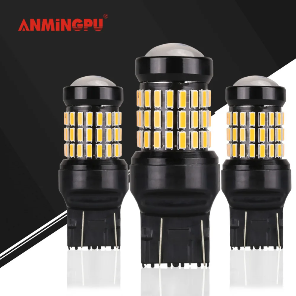 2 шт. Автомобильные светодиодные лампы T20 7440 W21W WY21W 7443 W21/5W|Сигнальная лампа| |