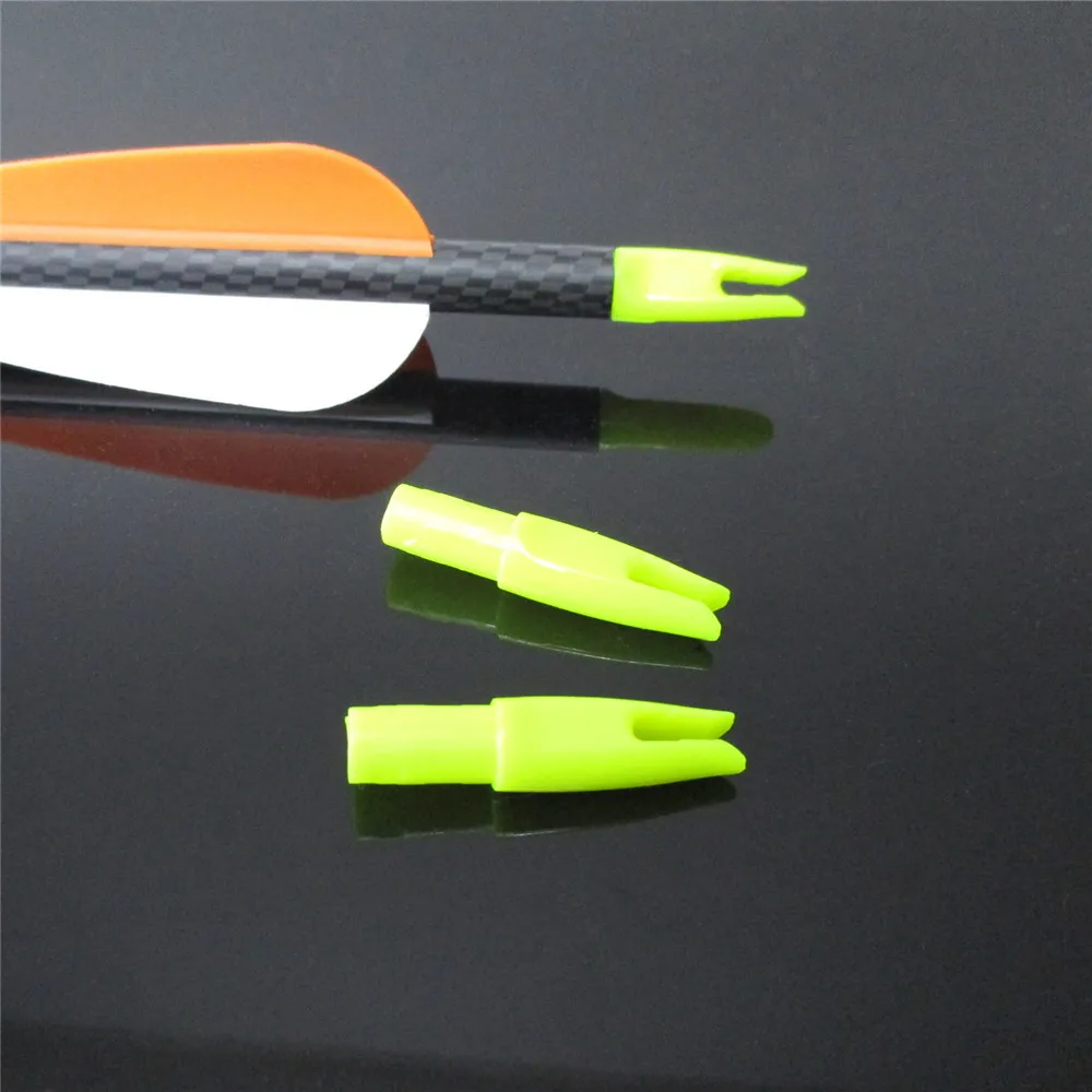 archery arrow nocks yellow (5)