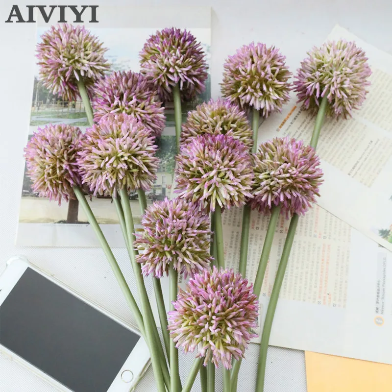 

Foreign trade excellent products Latex dandelion chopped onion artificial flowers wedding party flowers DIY decorative flowers