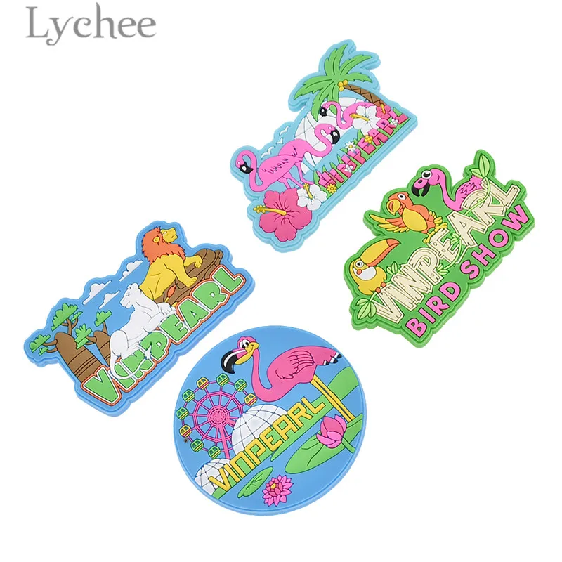 

Lychee Vietnam Pearl Island Fridge Magnet Creative Cartoon Letter Rubber Refrigerator Magnets Home Kitchen Decoration