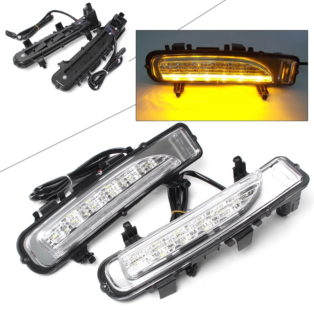 Buy LED Turn Signals Fog Light Daytime Running Driving