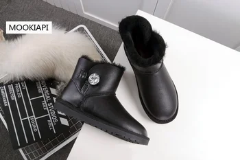 

The latest Europe snow boots in Europe in 2019, real Sheepskin ,100% wool snow boots, free delivery, 6 colors, women's shoes
