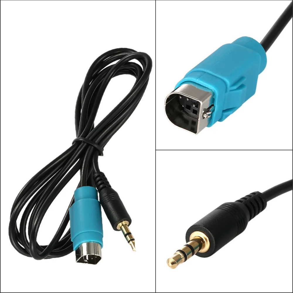 KKmoon 3 5 мм Aux кабель линии подключения аудио адаптер для ALPINE KCE 236B iPod iPhone 6S 6 Plus 5S 5C