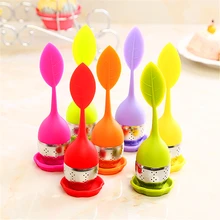 1 шт. лист shap Чайный фильтр высокого качества браслет из силиконовой нержавеющей стали чайный горшок чай кофе заварка чайная ложка свободная чайная посуда инструмент