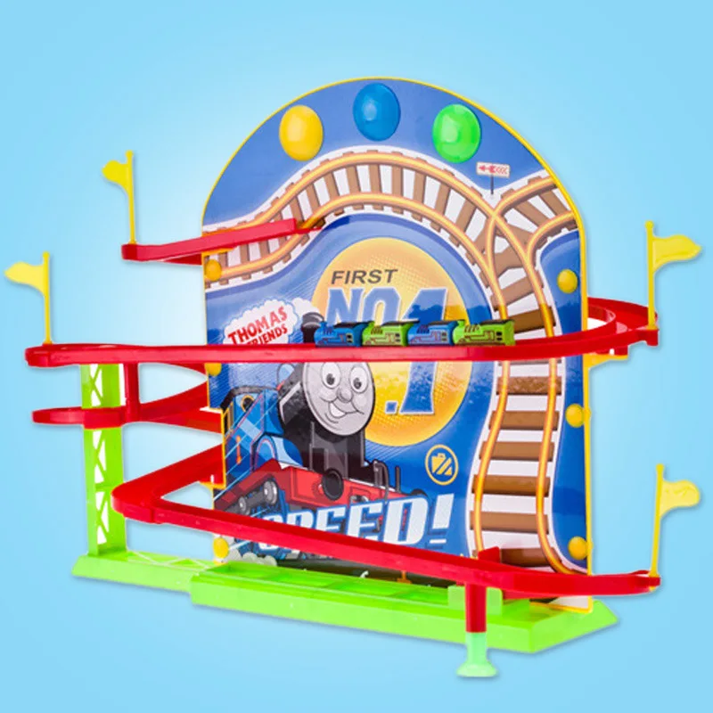 

Thomas and friends boys toy super Racing Magnetics on the Wall Thomas Electric Train Tracks Children's Rail Car Toys gift