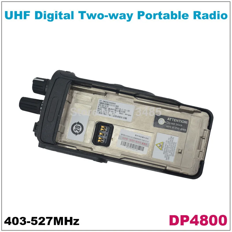 Оптовая продажа оригинальная Фирменная Новинка dp4800 UHF 403-527 мГц цифровой Портативный двусторонней Радио цифровой DMR Двухканальные рации