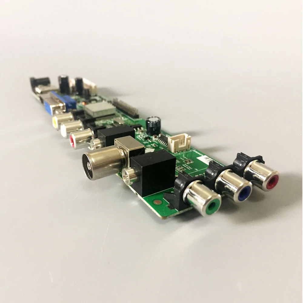 Skup DS. D3663LUA. A81.2.PA V56 V59 uniwersalny panel sterowników lcd wsparcie DVB T2 TV Board + 7 przełącznik kluczykowy + IR + 1 lampa inwerter + LVDS 3663