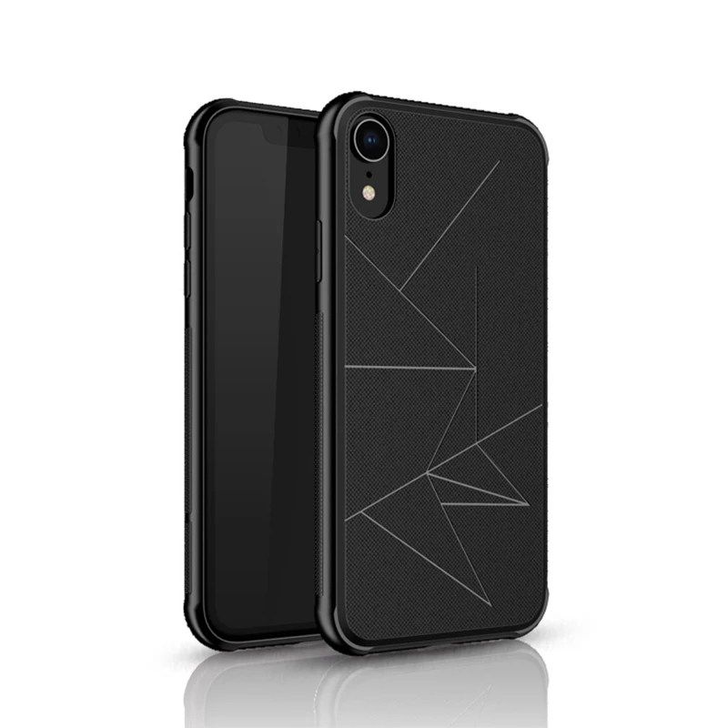 

Siliocne Case for iPhone 7 8 6s X XR XS Max Geometry Shockproof TPU Phone Cover for iPhone XS 6 6S 7 8 Plus Fundas Capa