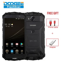 DOOGEE S60 Lite IP68 NFC Wireless Charging MT6750T 4G Cell Phone 5.2 Inch 5580mAh 4GB RAM 32GB ROM Dual Camera Smartphone
