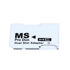 Новый двойной 2 слота Micro для SD SDHC TF к Memory Stick MS Card Pro Duo Reader адаптер - изображение
