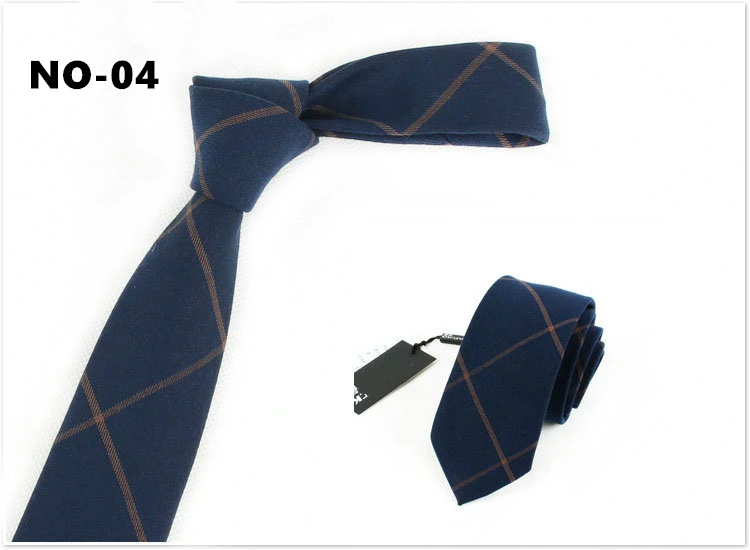 Мужской галстук 6 см узкая версия имитация шерсти галстук случайные Хлопок и лен Аксессуары для галстуков шаферы, Женихи свадебный подарок
