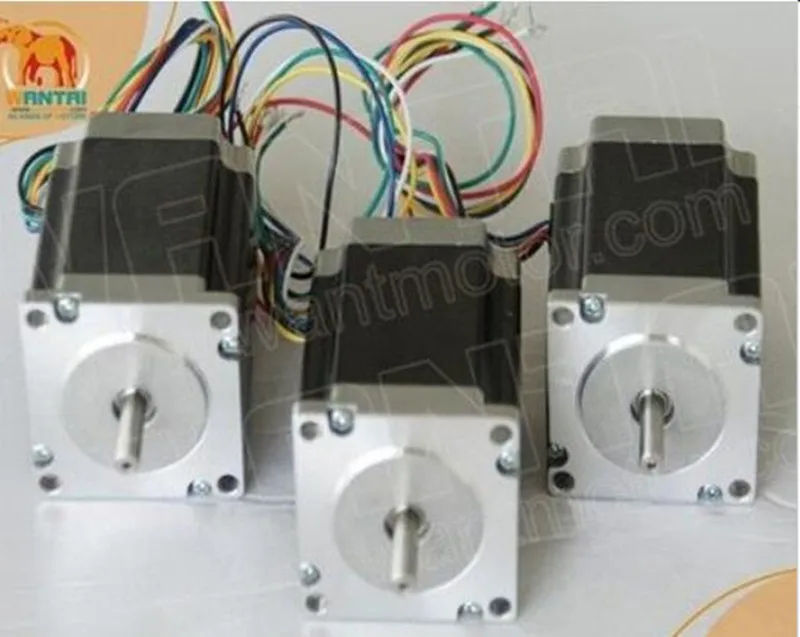 

Big discount Wantai 3PCS Nema23 Stepper Motor 57BYGH633 3.0A 270oz-in 78mm CE & ROHS & ISO CNC Router Printer 3D