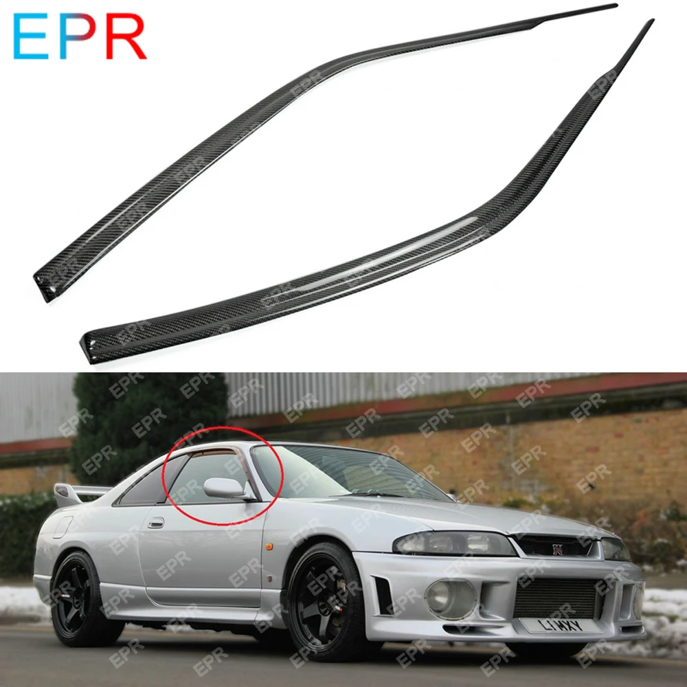 

For Nissan Skyline R33 Carbon Fiber Wind Deflector Body Kit Auto Tuning Part For GTR R33 GTR Wind Deflector