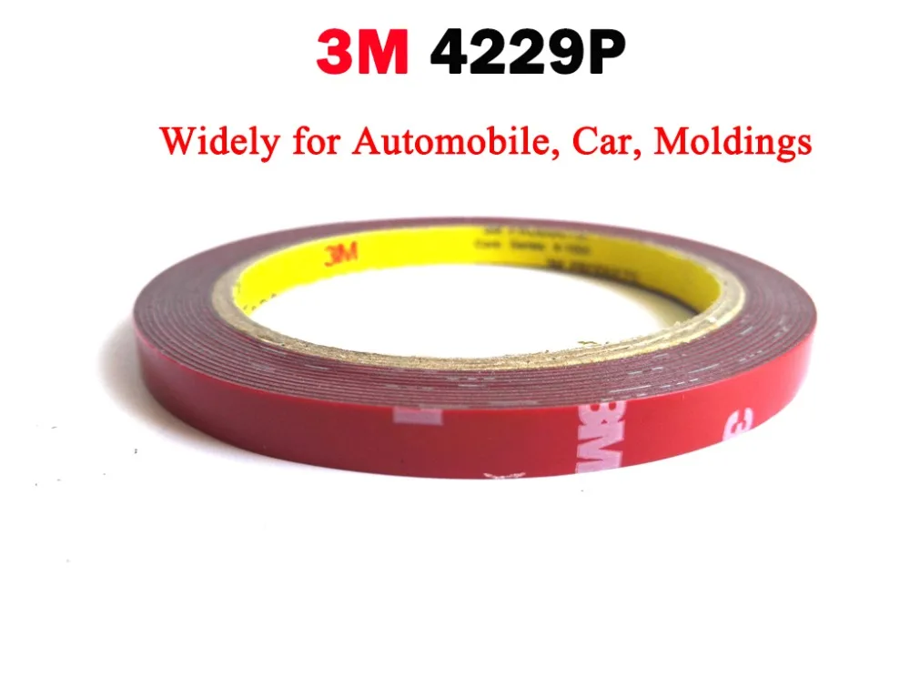 3M 4229P (0.8mm) Double Coated Adhesive Car Body Tape For Bonding Wide
