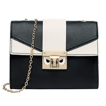 Женская маленькая сумка с клапаном, тренд, искусственная кожа, Лоскутная сумка на плечо, женская сумка-мессенджер с буквенным принтом, маленькая квадратная сумка-тоут, Прямая поставка