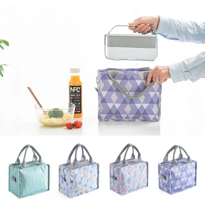 

Fashion Insulated Thermal Cooler Lunch Box Picnic Case Carry Tote Storage Bag Lunch handbag