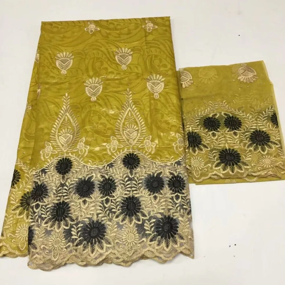 

many colours designs bazin riche getzner african fabric with stones basin brode guinea brocade fabric with 2yds tulle lace scarf