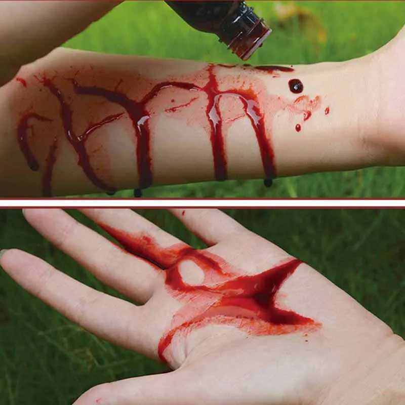 Хэллоуин Cos ультра реалистичные Поддельные крови/Моделирование вампира человека