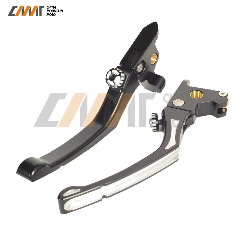 

Deep Cut Motorcycle Adjustable Brake Clutch Levers for Harley Touring Sportster CVO Road Street Glide XL883 XL1200 2014-2017