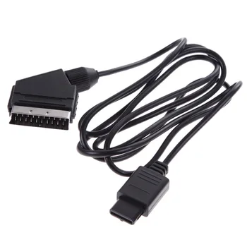 

Flexible screened cable 21 pin video stereo audio out connection Scart RGB Cable For SNES For N64 For Gamecube L3EF 120