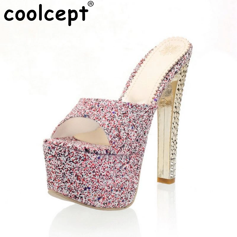 

women high heel sandals platform print sexy ladies summer fashion brand heeled footwear shoes P11240 hot sale EUR size 33-40