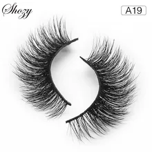 1 пара 3D ресниц норковые ресницы ручной работы Супер Длинные Пышные накладные ресницы для красоты макияж Extension-ESA19