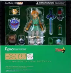 Легенда о Zelda Link Ссылка между мирами Figma EX-032/Figma 284 ПВХ фигурку Коллекционная модель игрушки 2 типов