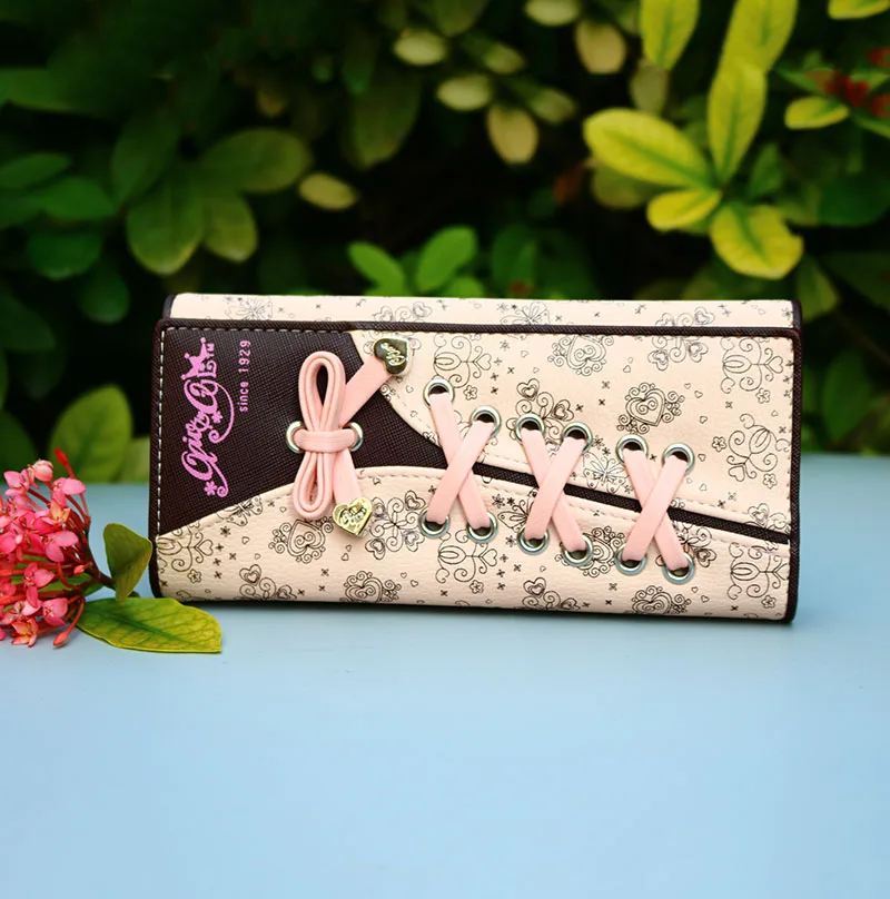 designer wallets female purse women wallet women's shoelaces Pink purses Passport Cover pattern Bayan cuzdan luxury portfolio