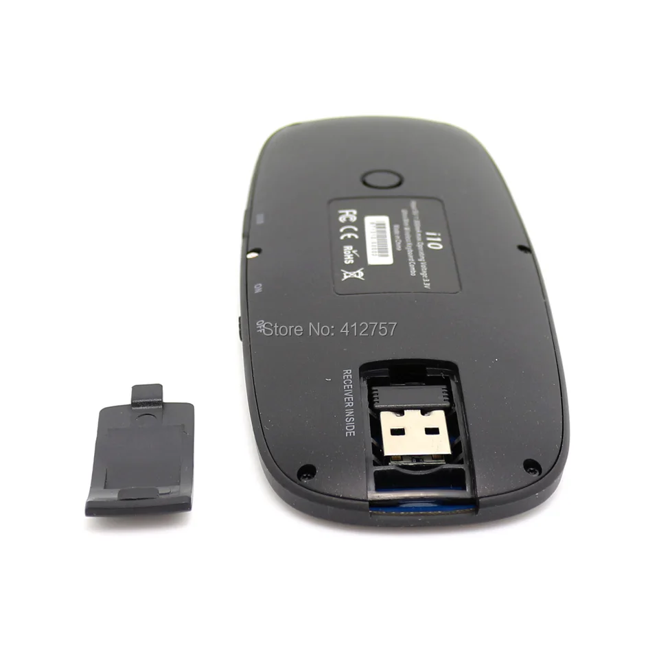 Rii i10 2,4 ГГц Мини Беспроводная клавиатура Air mouse с тачпадом для Andorid tv Box/Mini PC/ноутбук/Проекторы