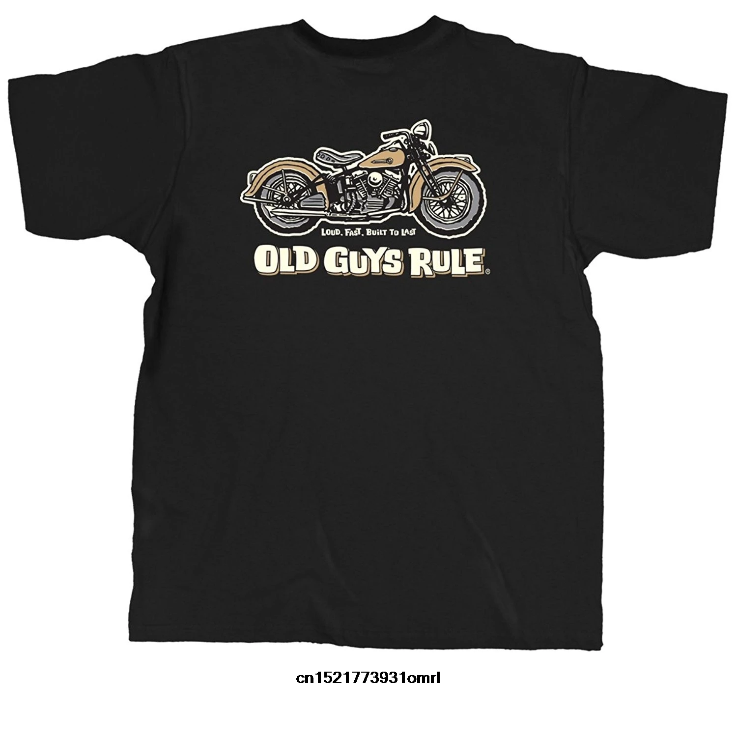 

Men T shirt Old Guys Rule Panhead Fashion funny t-shirt novelty tshirt women